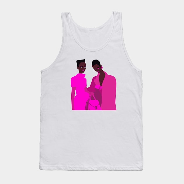 Pink in Fashion Tank Top by UVAART